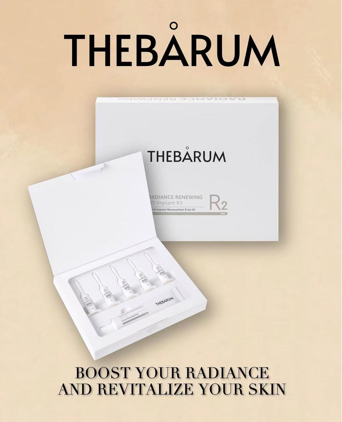R2スピキュールキット　THEBARUM Radiance Renewing Implant Cream